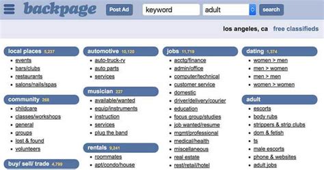 alternative escorts|12 Sites Like Backpage & Craigslist Personals (2024)